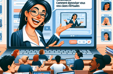Illustration of Webinaire - Comment dynamiser vos classes virtuelles - Digiformag