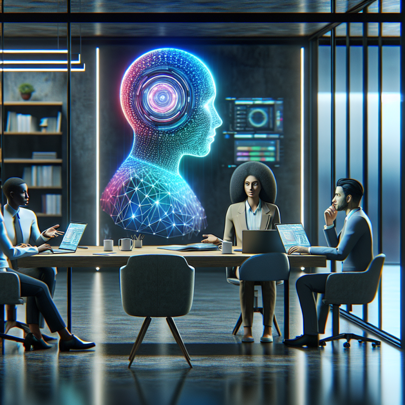 Illustration of L’intelligence artificielle, une nouvelle collègue au banc d’essai