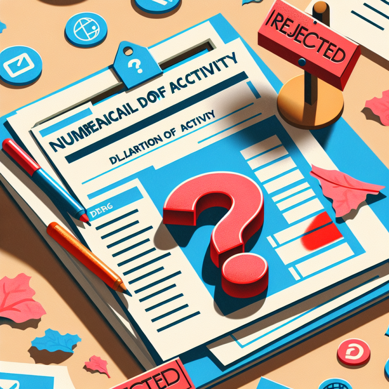 Illustration of Numéro de déclaration d'activité : pour quelles raisons 15 % des dossiers sont-ils refusés ? - Digiformag