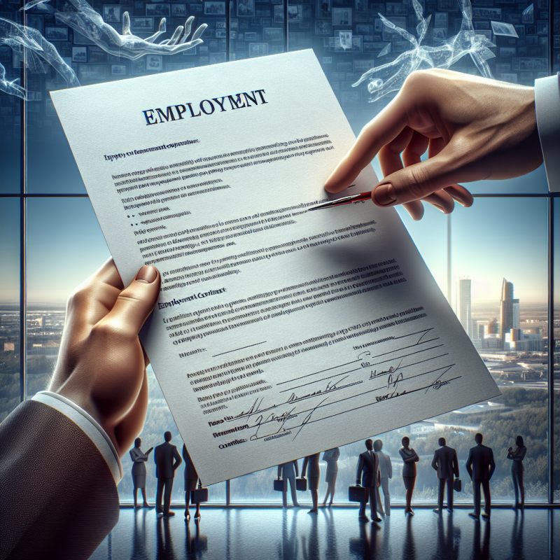 Illustration of Embauche d'un salarié : modèles des documents contenant les informations principales sur la relation de travail - Centre Inffo