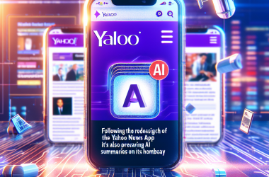 Illustration of Après la refonte de l'appli Yahoo News, Yahoo prépare aussi des résumés AI sur sa page d'accueil | TechCrunch
