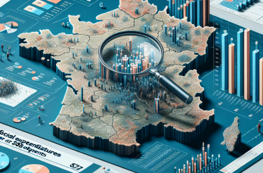 Illustration of Les dépenses sociales augmentent pour 86 départements en 2022