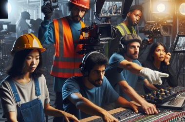 Illustration of Production audiovisuelle : des outils pour agir en prévention des risques professionnels - Actualité - INRS