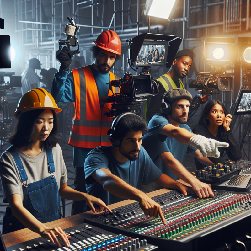 Illustration of Production audiovisuelle : des outils pour agir en prévention des risques professionnels - Actualité - INRS