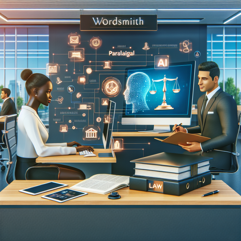 Illustration of 'Lawyer-in-the-loop' startup Wordsmith veut amener les parajuristes IA à tous les employés | TechCrunch