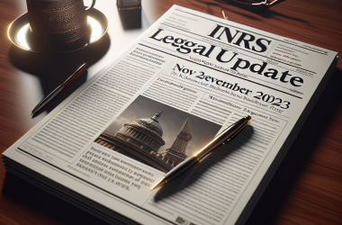 Illustration of Présentation du bulletin d’actualité juridique de novembre 2023 - Actualité - INRS