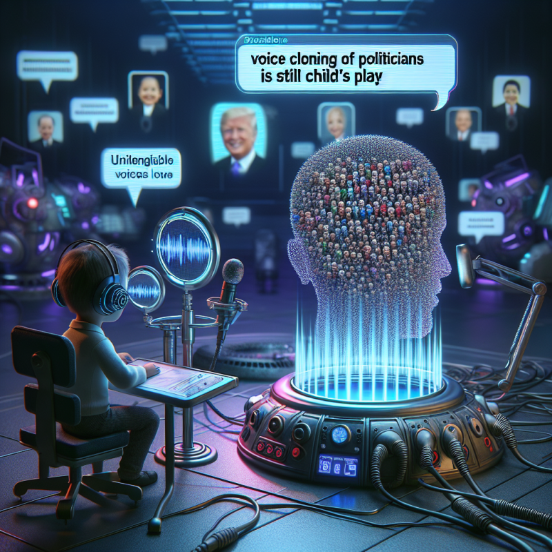 Illustration of Le clonage vocal des figures politiques est encore un jeu d'enfant