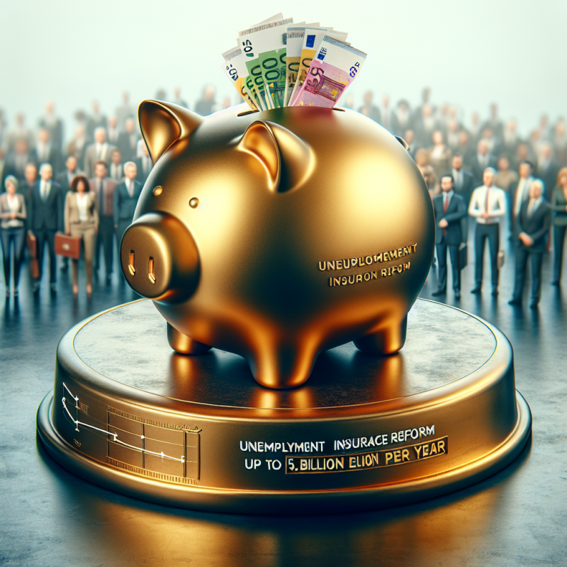 Illustration of Assurance-chômage: l'Unédic estime que la réforme générera jusqu'à 5,4 milliards d'euros d'économies par an