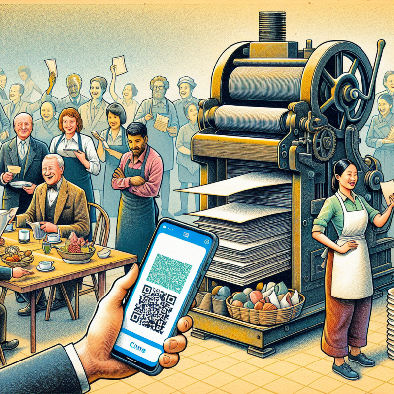 Illustration of La fin du papier marque le retour aux sources des titres restaurant