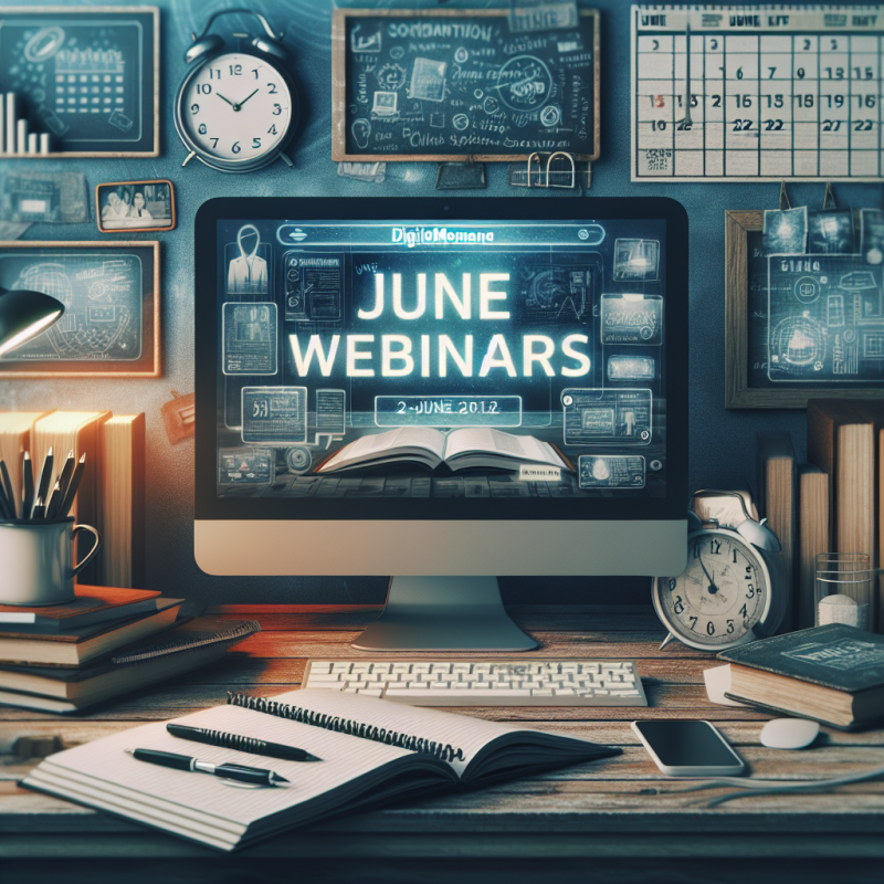 Illustration of Les webinaires de juin de Digiformag
