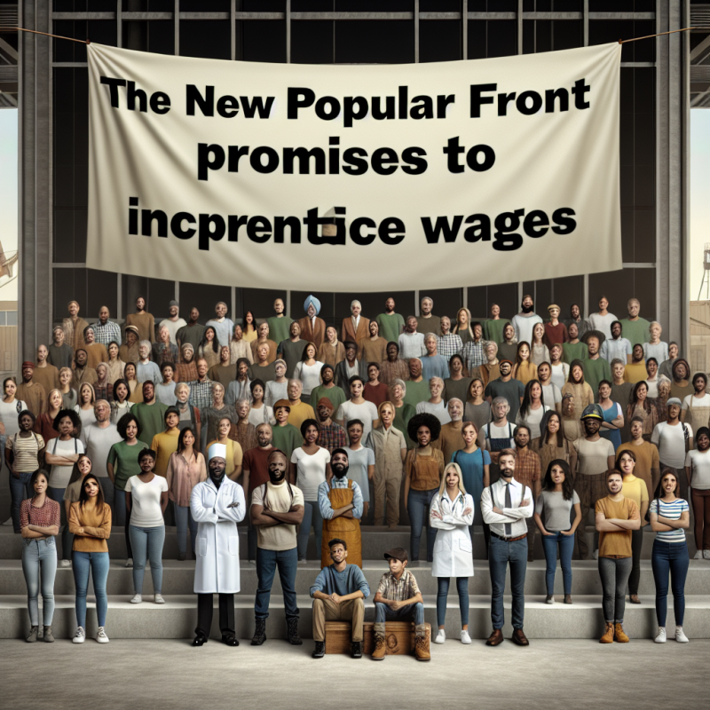 Illustration of Le Nouveau Front populaire promet d’augmenter le salaire des apprentis - Centre Inffo
