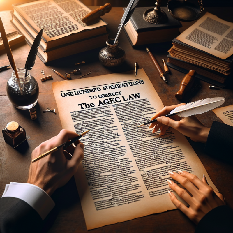 Illustration of 100 propositions pour remettre la loi Agec dans le droit chemin