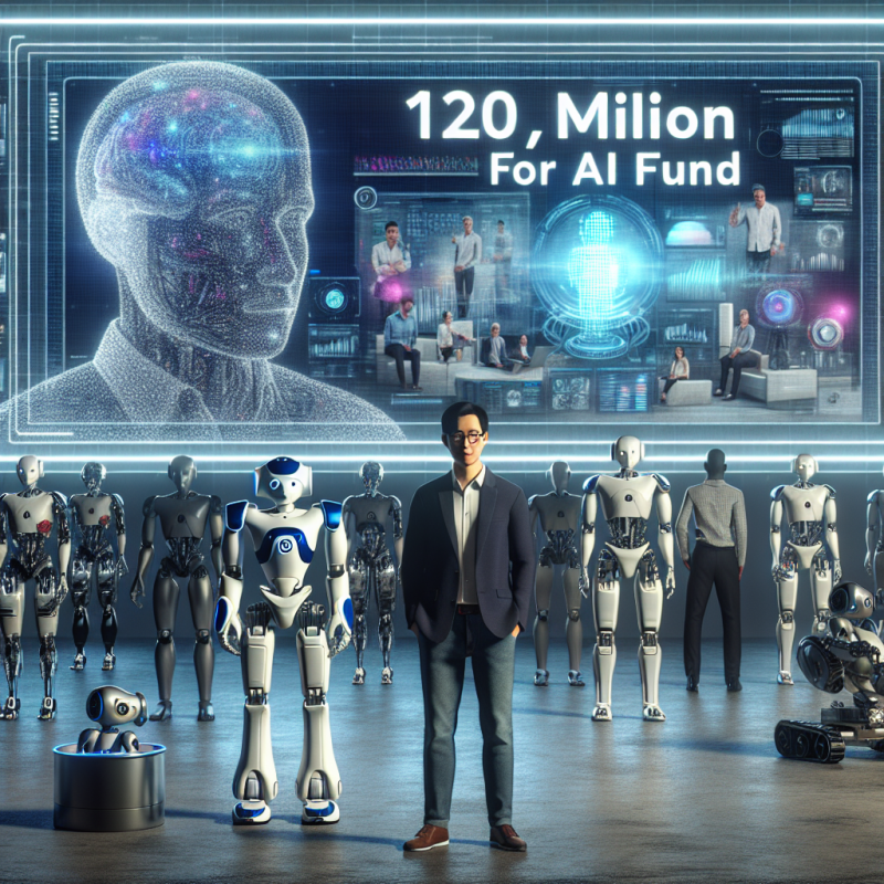Illustration of Andrew Ng compte lever 120 millions de dollars pour le prochain AI Fund