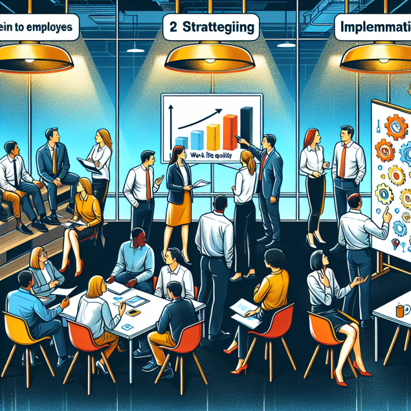 Illustration of Impliquer les employés dans l'amélioration de la QVCT : 3 étapes