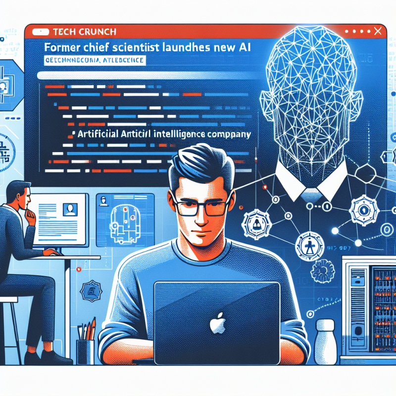 Illustration of Ilya Sutskever, ancien scientifique en chef d'OpenAI, lance une nouvelle entreprise d'IA | TechCrunch