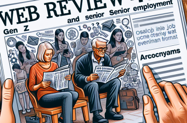 Illustration of Revue du web #498 : QVCT, Gen Z et emploi des seniors