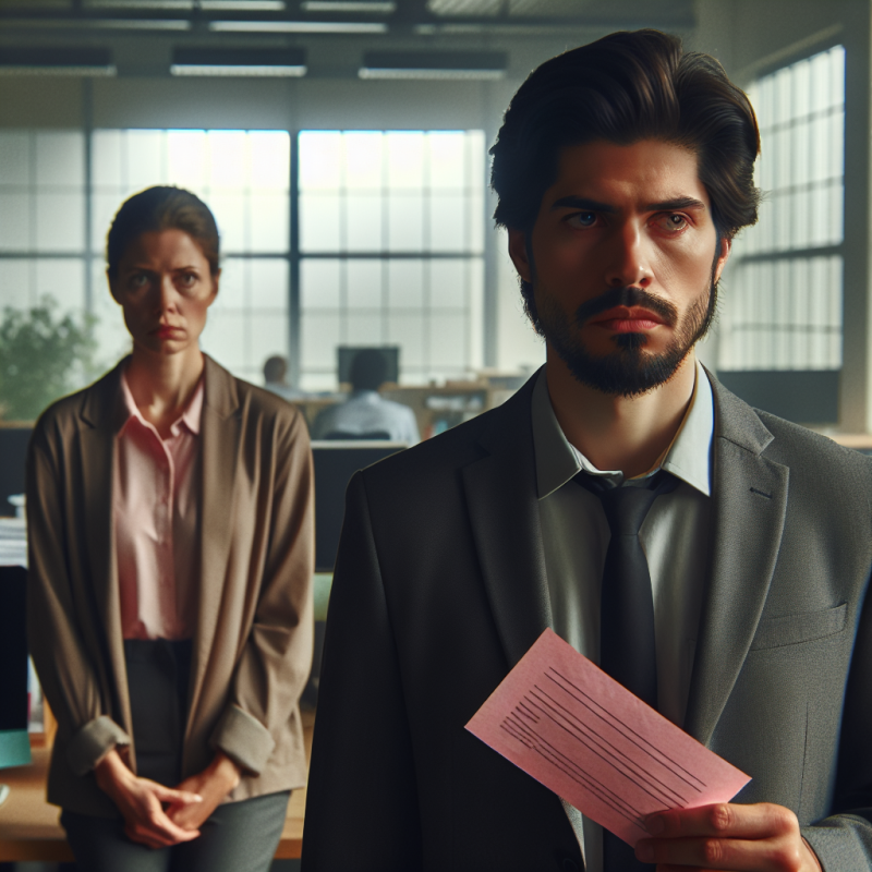 Illustration of En couple avec une collègue, un salarié licencié pour faute grave