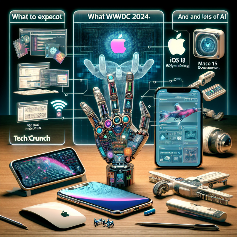 Illustration of À quoi s'attendre de WWDC 2024 : iOS 18, macOS 15 et beaucoup d'IA | TechCrunch