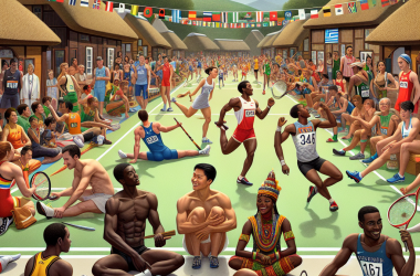 Illustration of Un village des athlètes aux multiples héritages