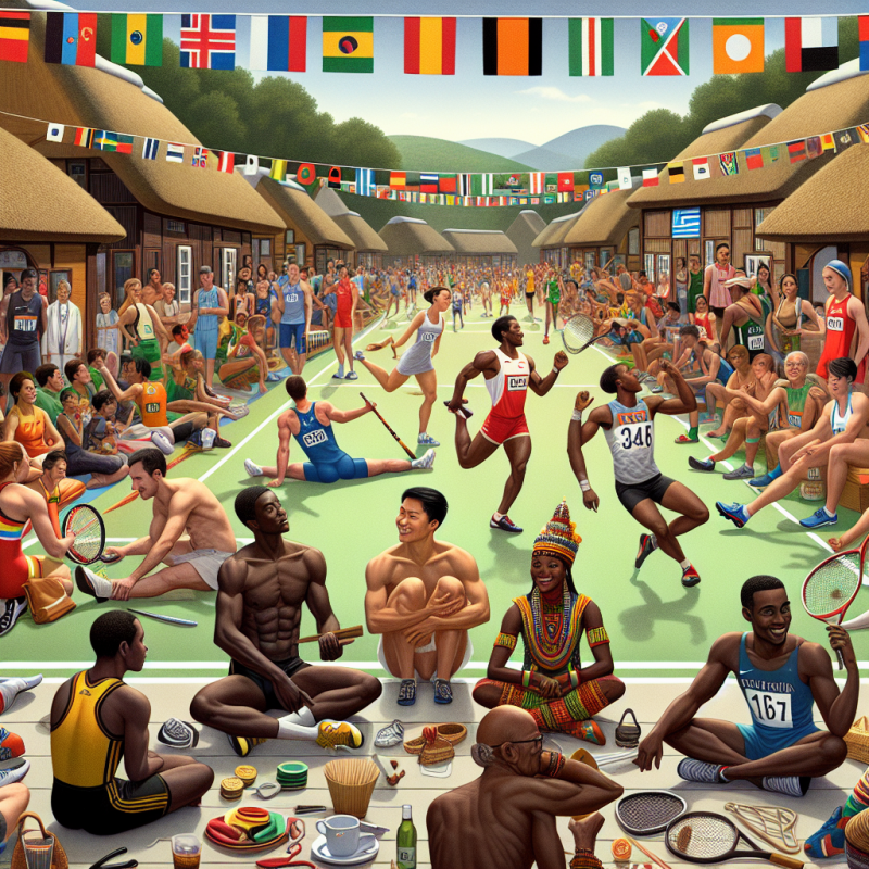 Illustration of Un village des athlètes aux multiples héritages