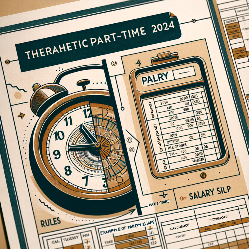 Illustration of Temps Partiel Thérapeutique 2024: règles, exemple bulletin salaire
