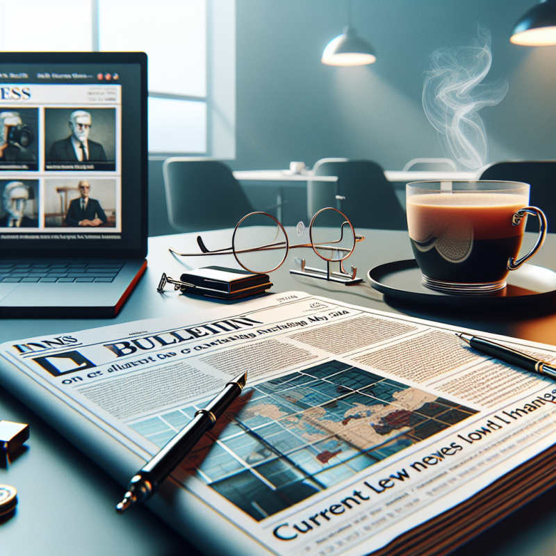 Illustration of Présentation du bulletin d’actualité juridique de mai 2024 - Actualité - INRS