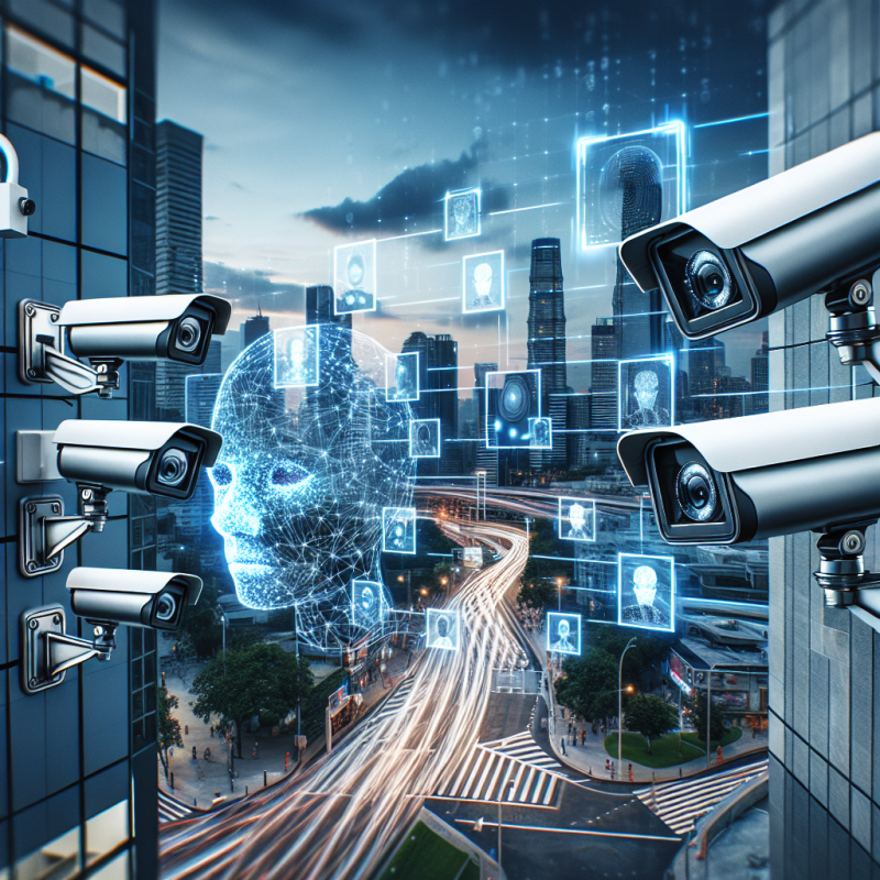 Illustration of Caméras de vidéoprotection équipées d'intelligence artificielle