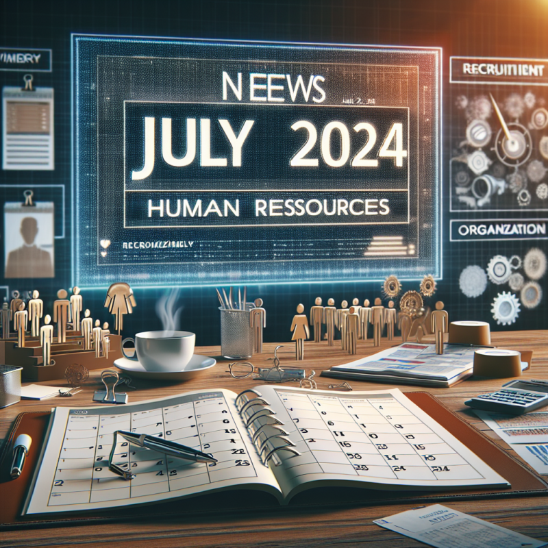 Illustration of Le JT des RH – Actualités RH de Juillet 2024