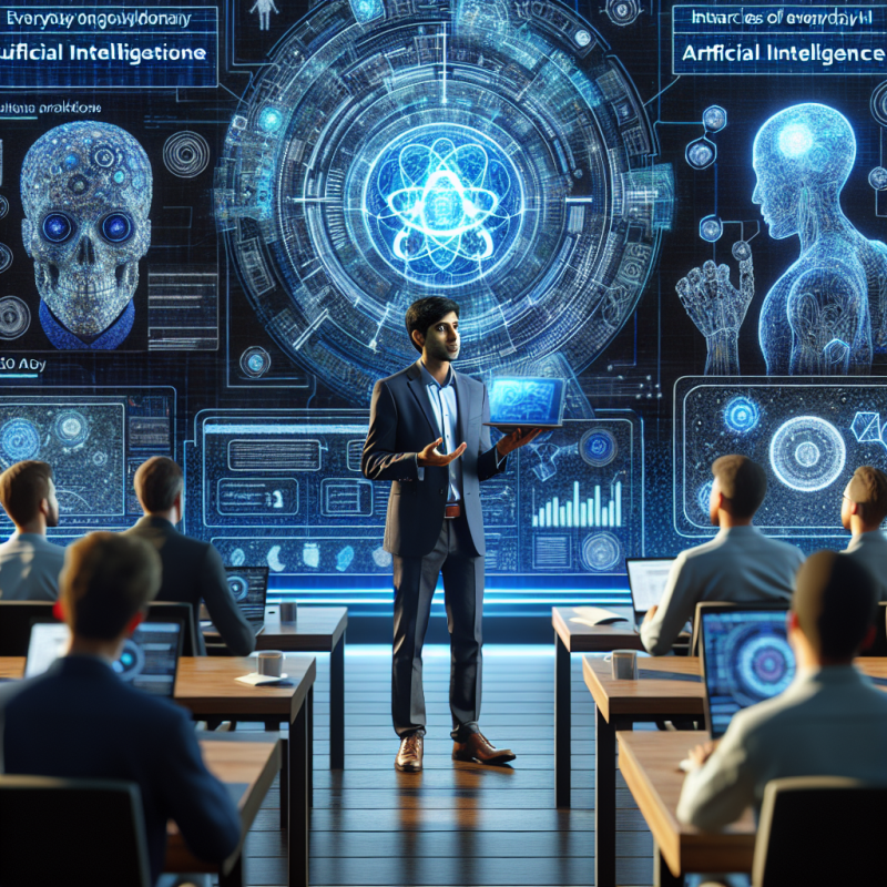 Illustration of Aravind Srinivas de Perplexity sur l'IA du quotidien à Disrupt 2024