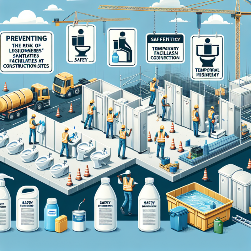 Illustration of Légionellose : prévenir les risques dans les installations sanitaires provisoires de chantier - Actualité - INRS