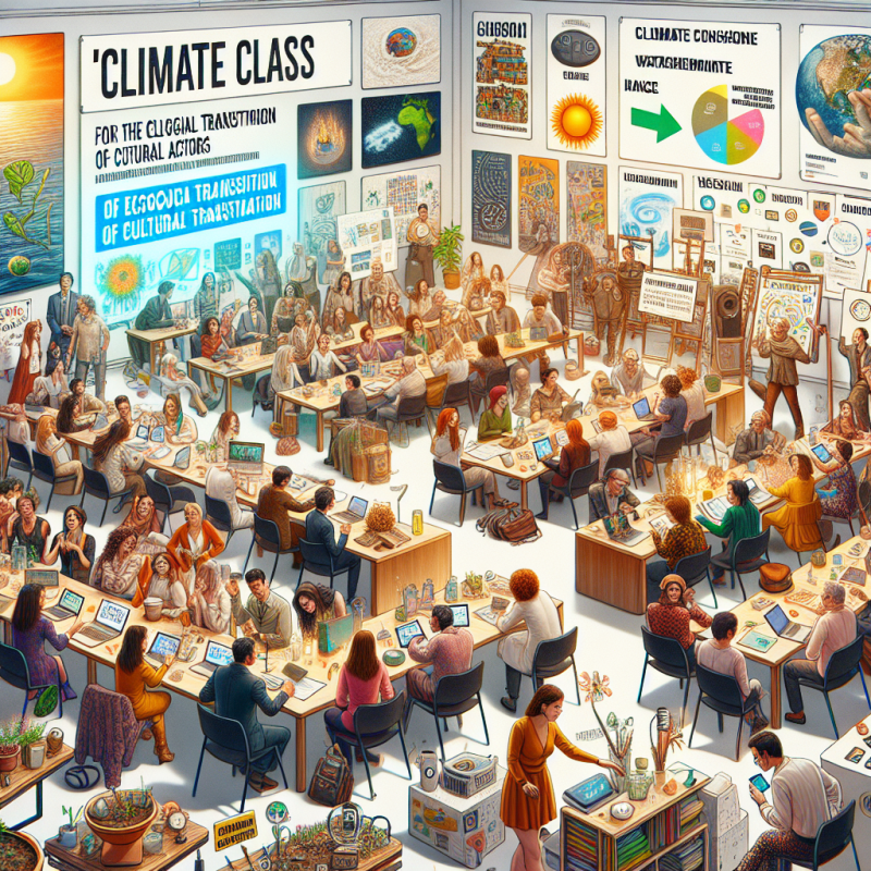 Illustration of Une « Classe climat » pour la transition écologique des acteurs culturels