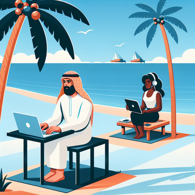 Illustration of Un salarié peut-il télétravailler depuis son lieu de vacances?