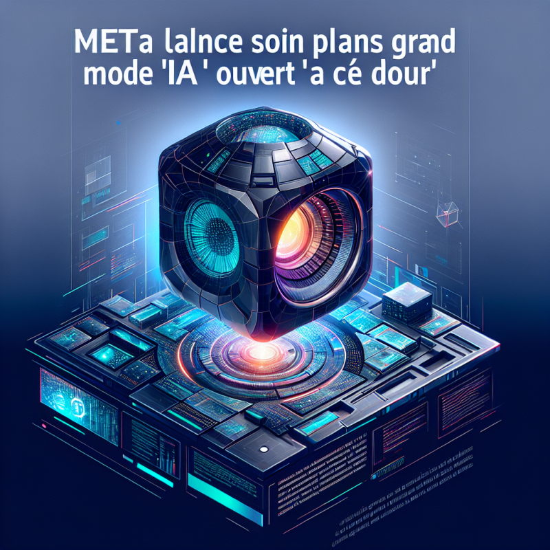 Illustration of Meta lance son plus grand modèle d'IA 'ouvert' à ce jour | TechCrunch