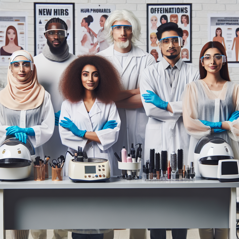 Illustration of Nouveaux embauchés : un nouvel outil pour prévenir les risques professionnels dans le secteurs des métiers de la beauté - Actualité - INRS