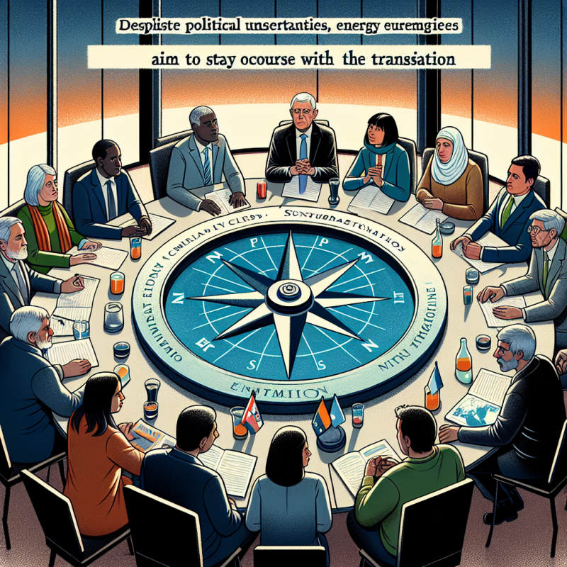 Illustration of Face aux aléas politiques, les syndicats d'énergie veulent maintenir le cap de la transition