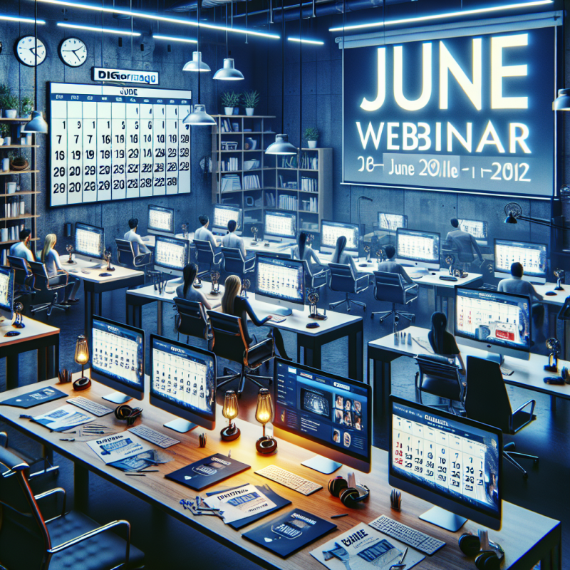 Illustration of Les webinaires de juin de Digiformag