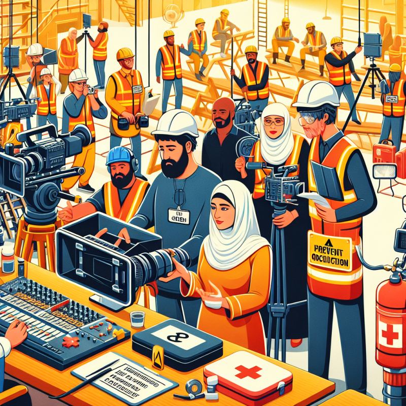 Illustration of Production audiovisuelle : des outils pour agir en prévention des risques professionnels - Actualité - INRS