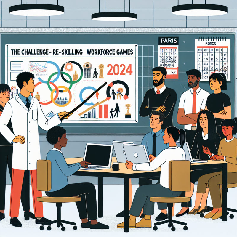 Illustration of L’enjeu de la reconversion des salariés des Jeux olympiques de Paris 2024