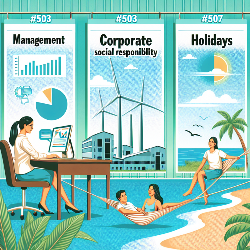 Illustration of Revue du web #503 : management, RSE et vacances