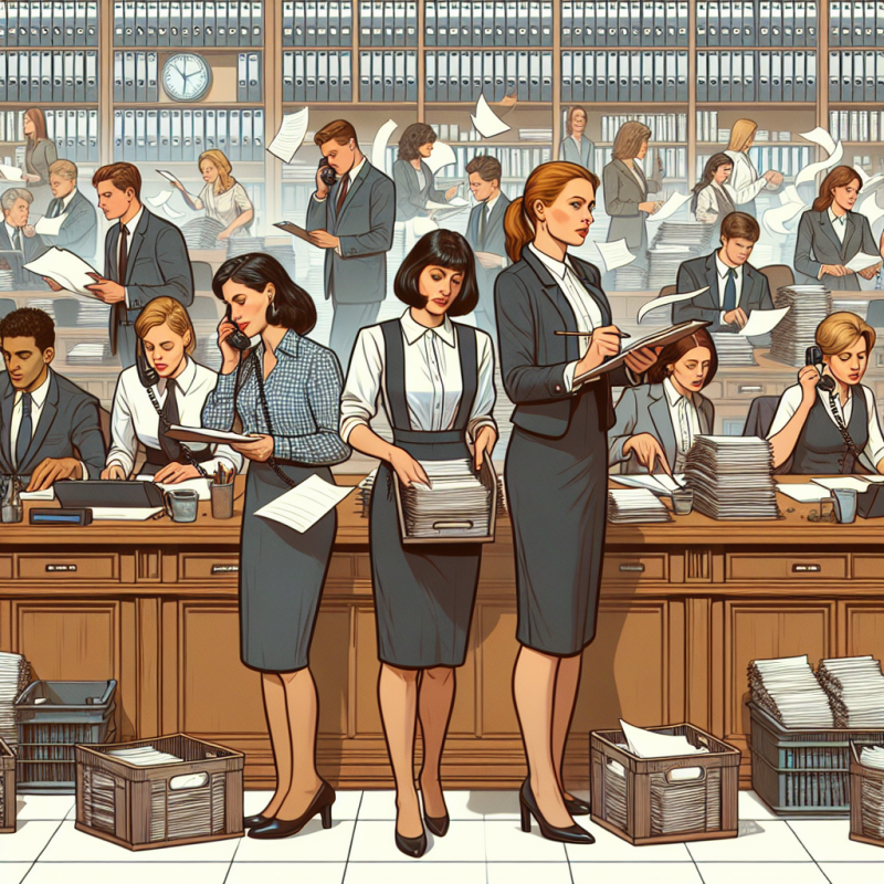 Illustration of Secrétaires de mairie : des attentes toujours fortes