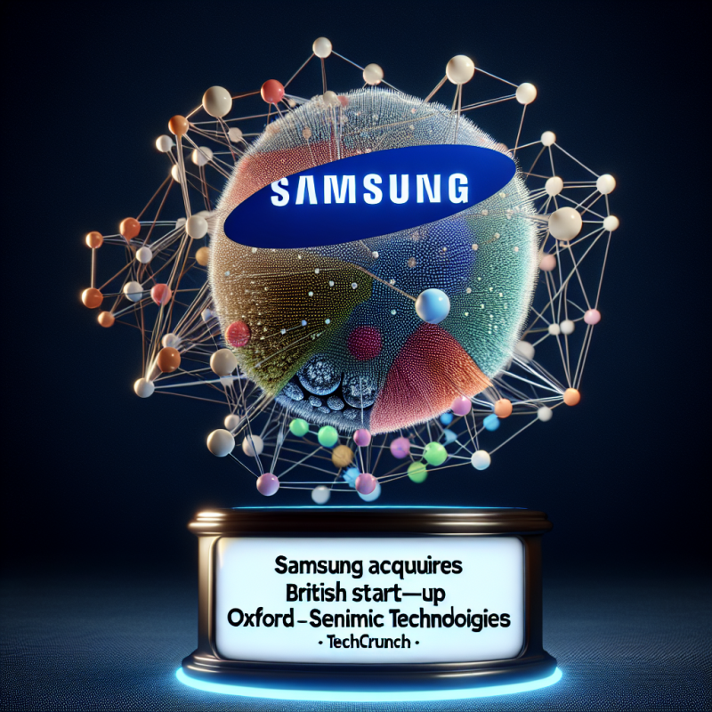 Illustration of Samsung acquiert la start-up britannique spécialisée dans les graphes de connaissances, Oxford Semantic Technologies | TechCrunch