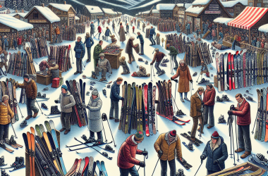 Illustration of Autour de la collecte de matériels de ski usagés, « une dynamique économique »