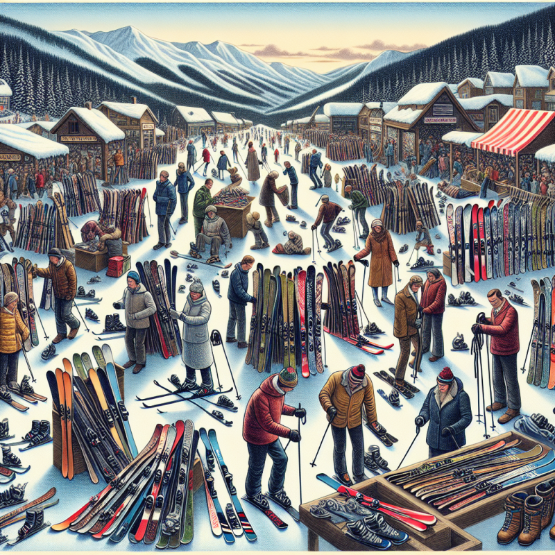 Illustration of Autour de la collecte de matériels de ski usagés, « une dynamique économique »