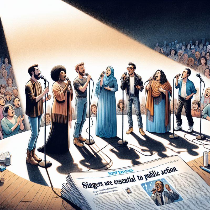 Illustration of « Les chanteurs sont essentiels à l’action publique »