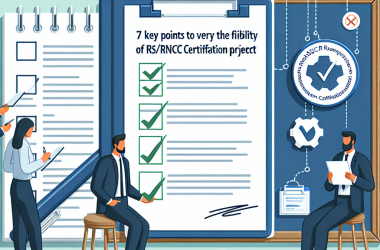 Illustration of 7 points essentiels pour vérifier la faisabilité d'un projet de certification RS/RNCP - Digiformag