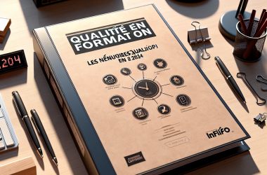 Illustration of [Dossier documentaire] Qualité en formation : les nouveautés Qualiopi en 2024 - Edition avril 2024 - Centre Inffo