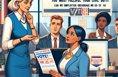 Illustration of "Tu dois faire ton devoir citoyen!": mon employeur peut-il m’inciter à aller voter?