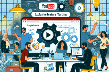 Illustration of EXCLUSIF: YouTube teste une fonctionnalité qui permet aux créateurs d'utiliser Google Gemini pour réfléchir à des idées de vidéos