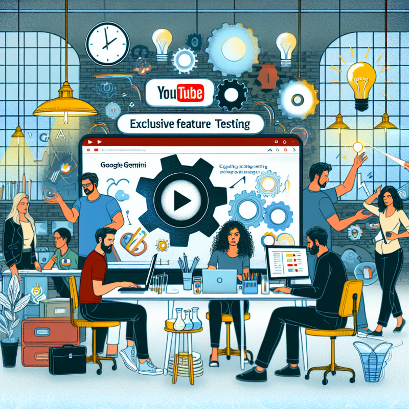 Illustration of EXCLUSIF: YouTube teste une fonctionnalité qui permet aux créateurs d'utiliser Google Gemini pour réfléchir à des idées de vidéos