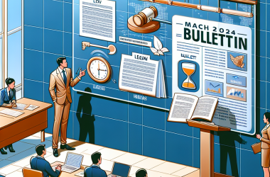 Illustration of Présentation du bulletin d’actualité juridique de mars 2024 - Actualité - INRS